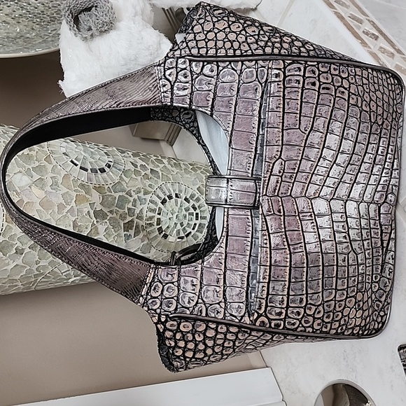 ๐๐ค BRAHMIN Steel SMALL CARLA Handbag & ADY WALLET ๐ค๐ - Picture 17 of 17